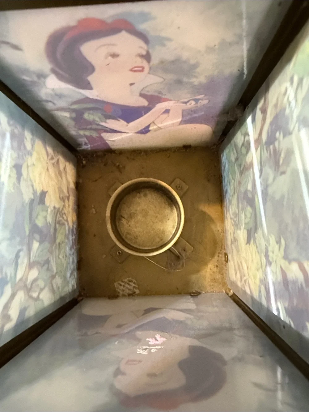 Snow White Votive Candle Holder Box